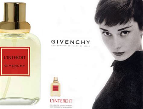 audrey hepburn givenchy fragrance|interdit givenchy sample.